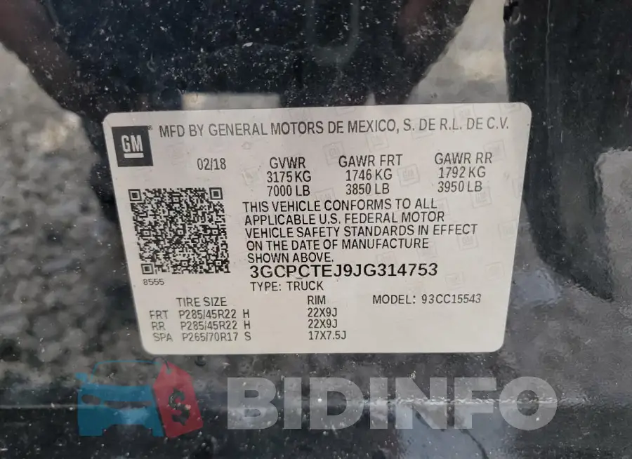 3GCPCTEJ9JG314753 Photo# 12