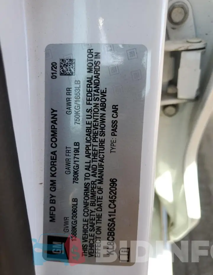 KL8CB6SA1LC452096 Photo# 12