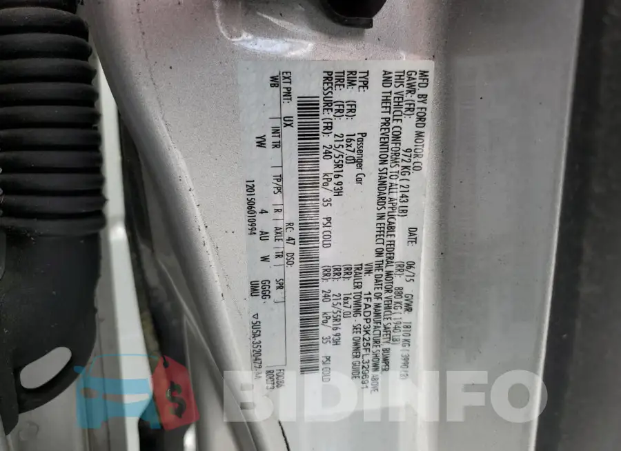 1FADP3K25FL329691 Photo# 12