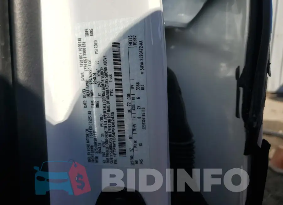 1FTFW1E84PFB82435 Photo# 12