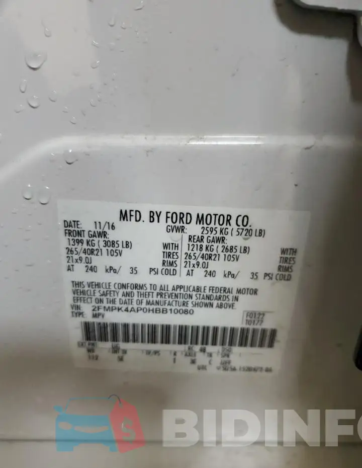 2FMPK4AP0HBB10080 Photo# 13