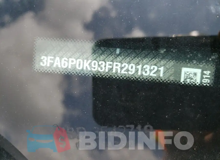 3FA6P0K93FR291321 Photo# 12