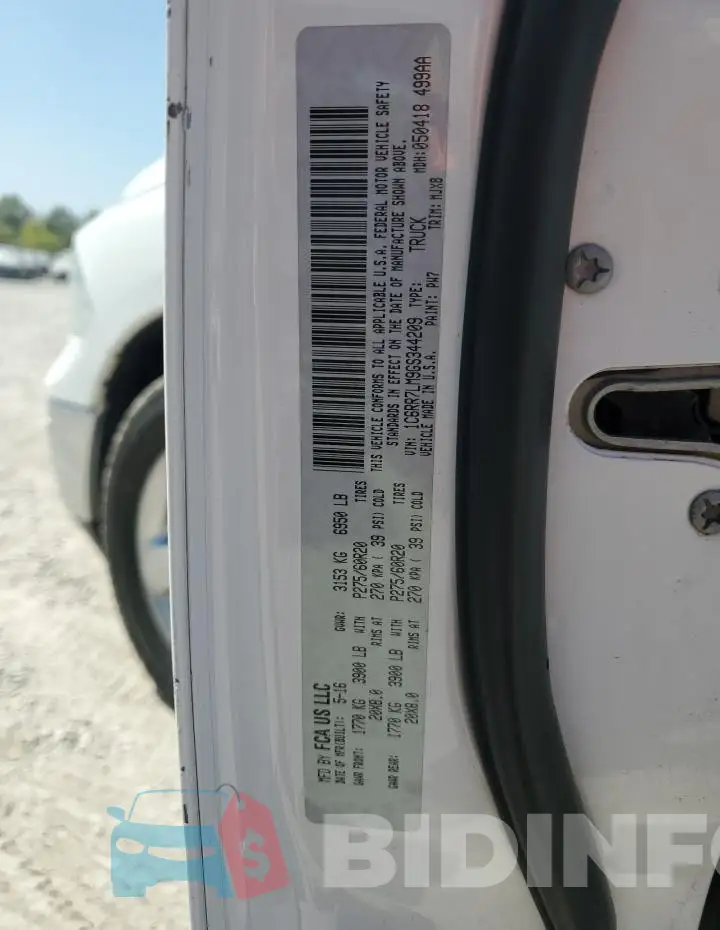 1C6RR7LM9GS344209 Photo# 12