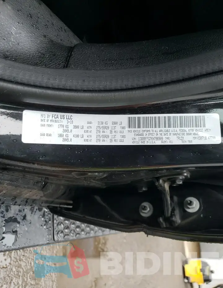 1C6RRFFG7KN796909 Photo# 13