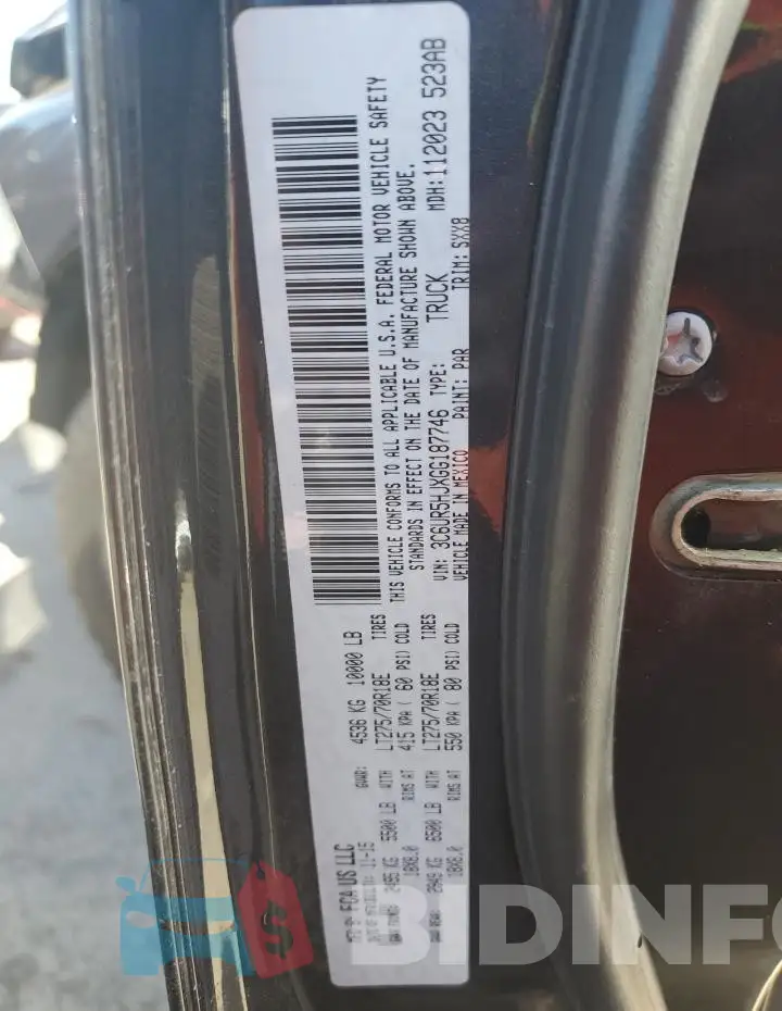 3C6UR5HJXGG187746 Photo# 12