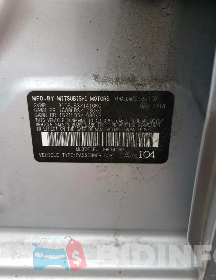 ML32F3FJ1JHF14036 Photo# 12