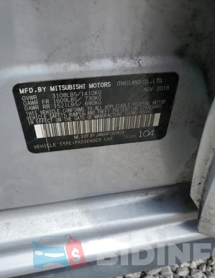 ML32F3FJ4KHF06904 Photo# 12