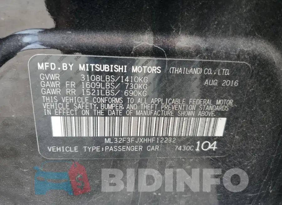 ML32F3FJXHHF12232 Photo# 12