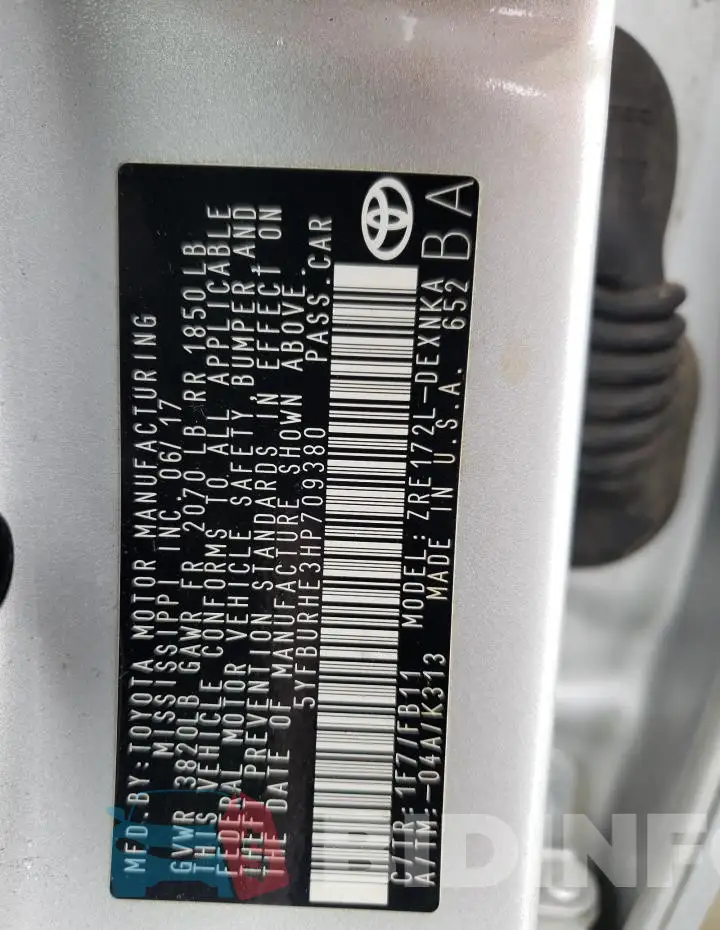 5YFBURHE3HP709380 Photo# 12
