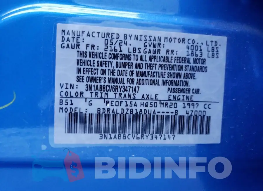 3N1AB8CV6RY347147 Photo# 12