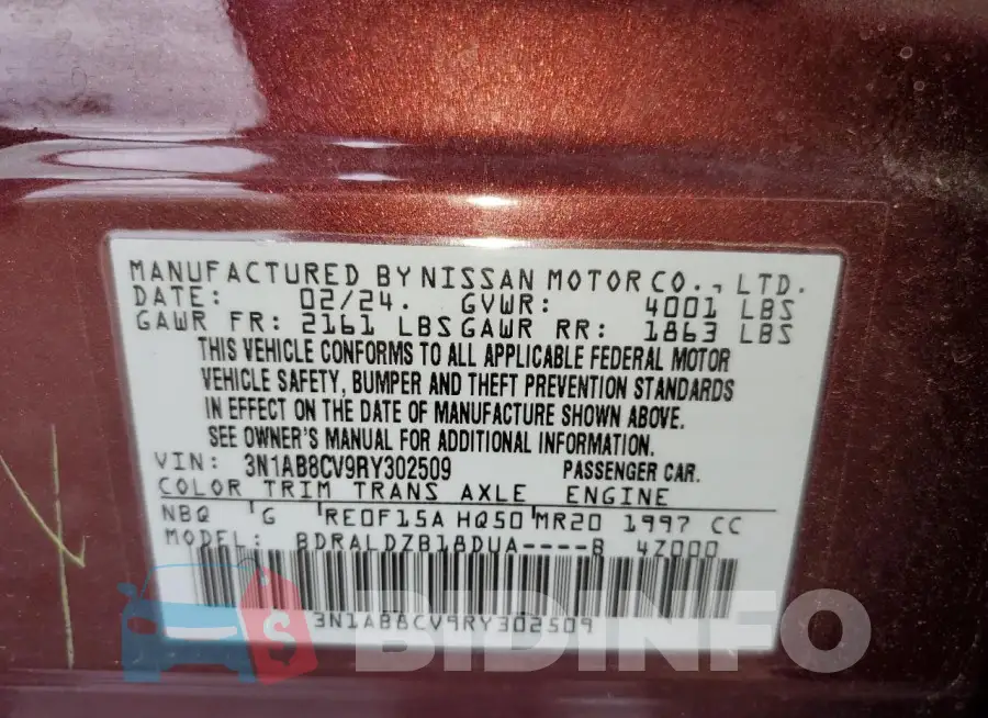 3N1AB8CV9RY302509 Photo# 12
