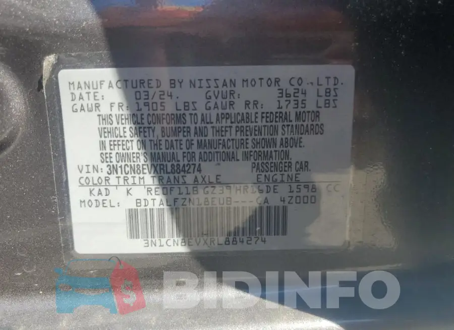 3N1CN8EVXRL884274 Photo# 12