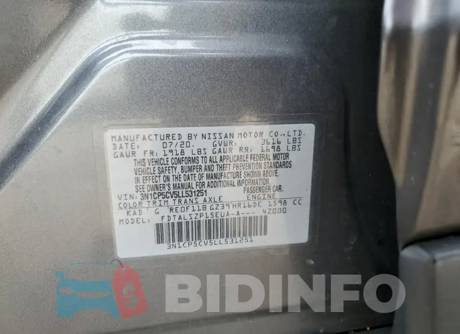 3N1CP5CV5LL531251 Photo# 13