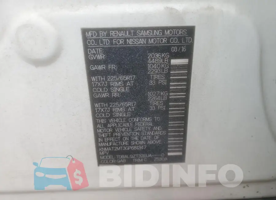 KNMAT2MT3GP681347 Photo# 13
