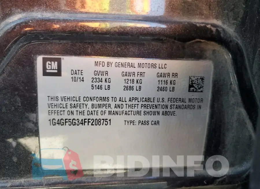 1G4GF5G34FF208751 Photo# 12