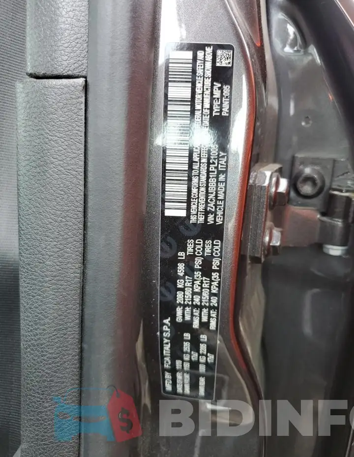 ZACNJBBB1LPL21005 Photo# 14