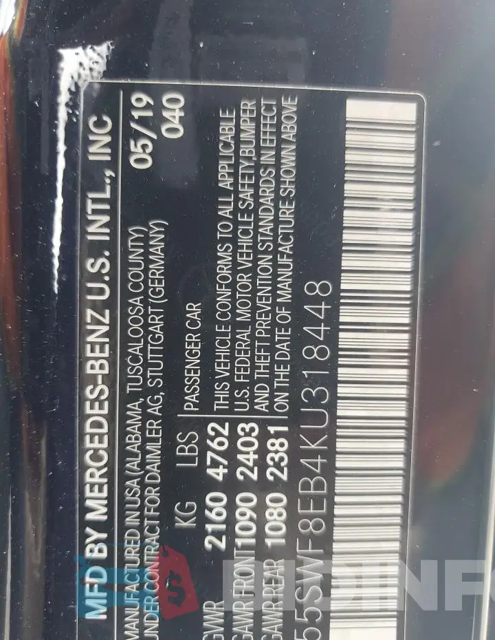 55SWF8EB4KU318448 Photo# 12