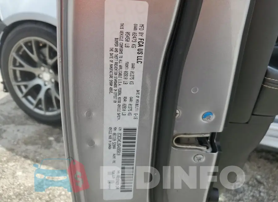 2C3CDXEJ9GH285819 Photo# 12