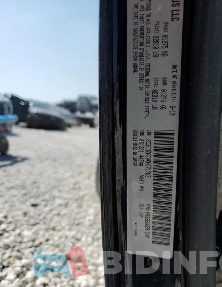 2C3CDZAG0KH671785 Photo# 13
