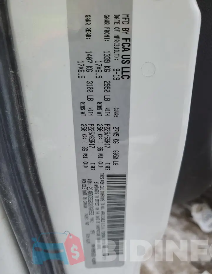2C4RDGEG8KR760552 Photo# 13