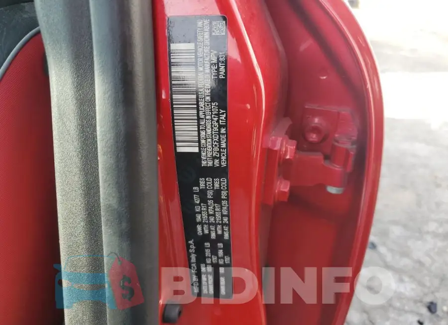 ZFBCFXDT9GP471075 Photo# 12