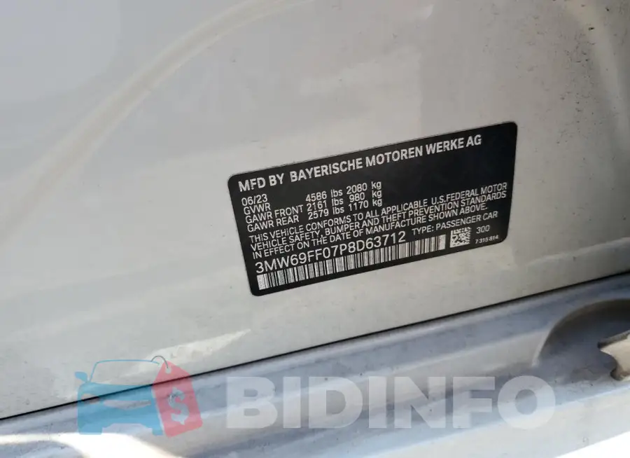 3MW69FF07P8D63712 Photo# 12