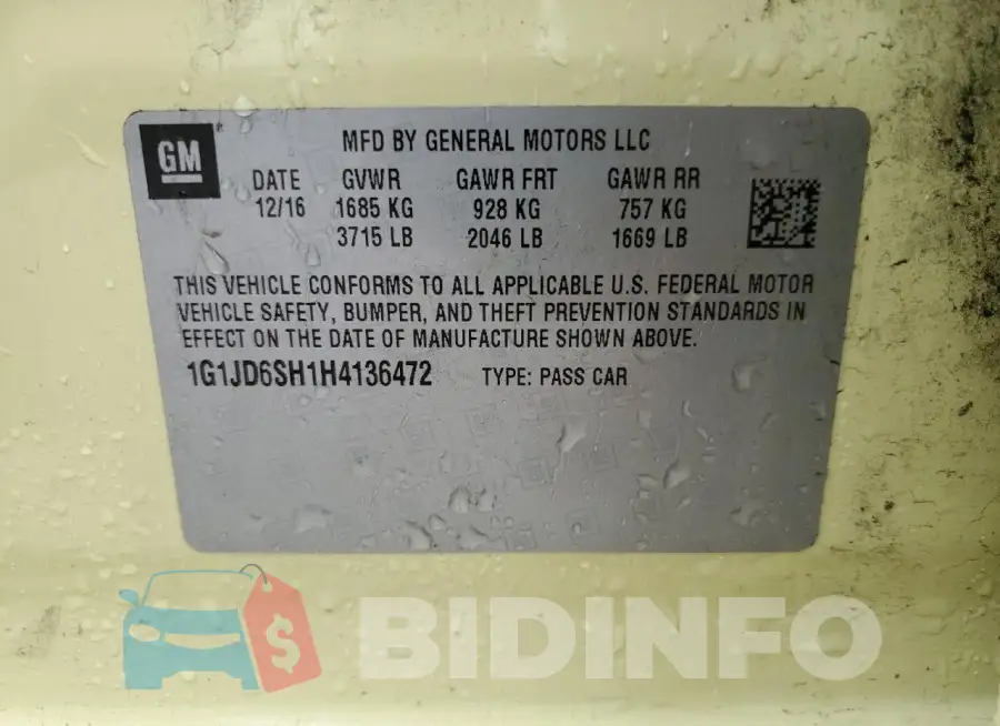 1G1JD6SH1H4136472 Photo# 12