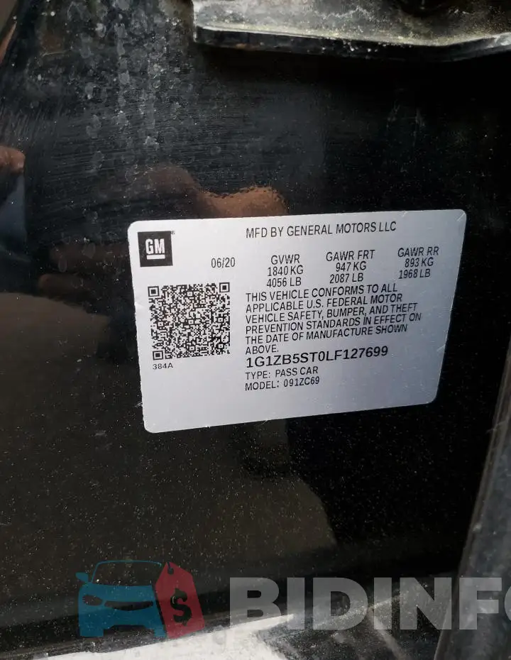 1G1ZB5ST0LF127699 Photo# 12