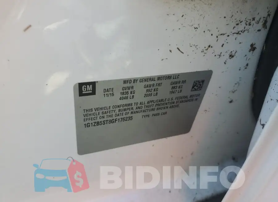 1G1ZB5ST8GF176235 Photo# 12