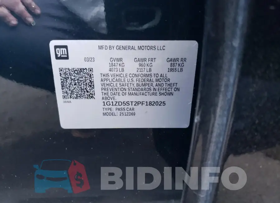 1G1ZD5ST2PF182025 Photo# 12