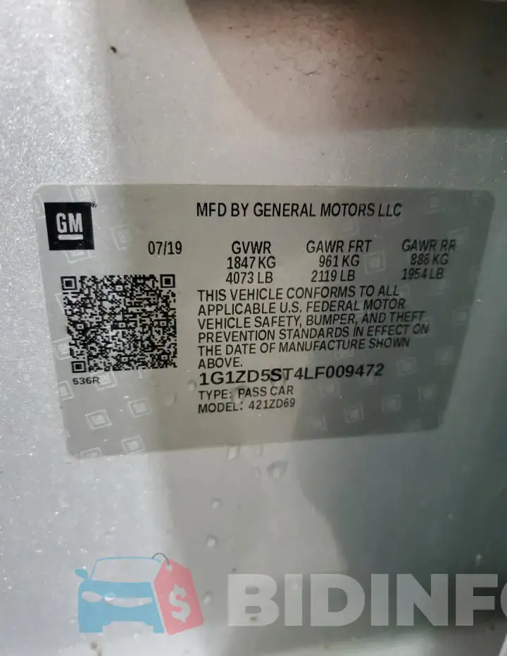 1G1ZD5ST4LF009472 Photo# 12