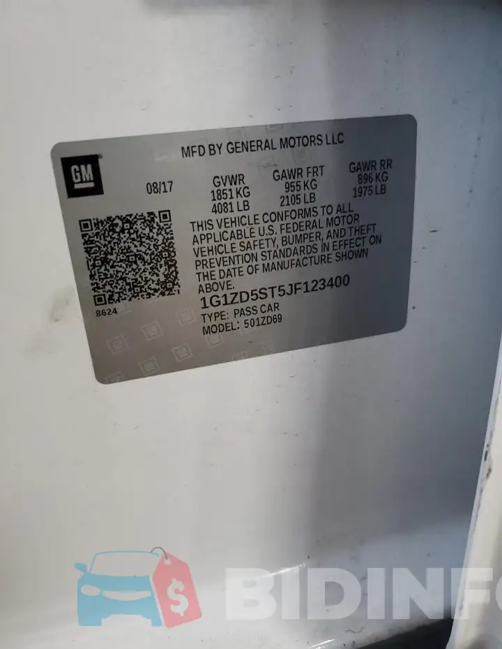 1G1ZD5ST5JF123400 Photo# 12