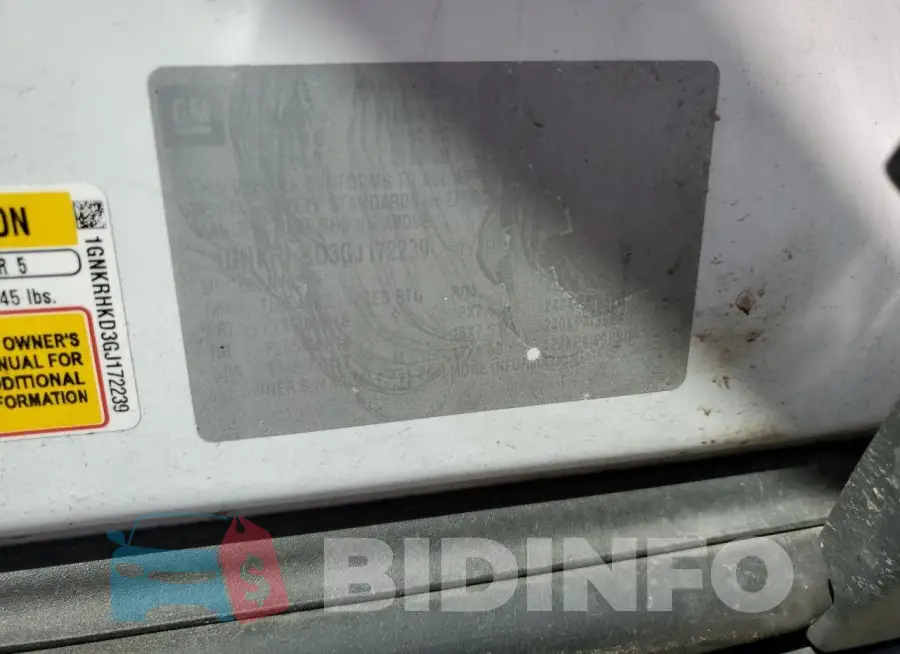 1GNKRHKD3GJ172239 Photo# 13