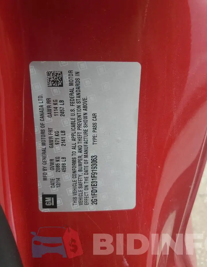 2G1FD1E31F9193063 Photo# 12