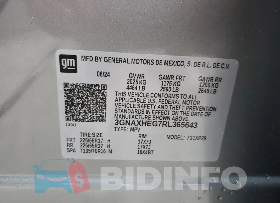 3GNAXHEG7RL365643 Photo# 13