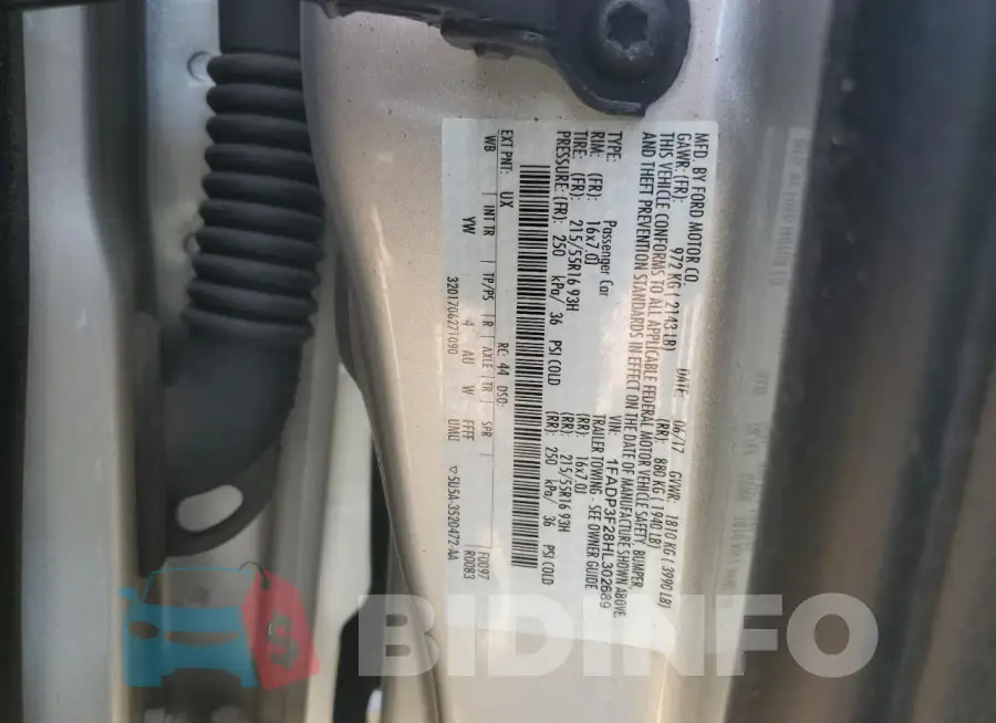 1FADP3F28HL302689 Photo# 12