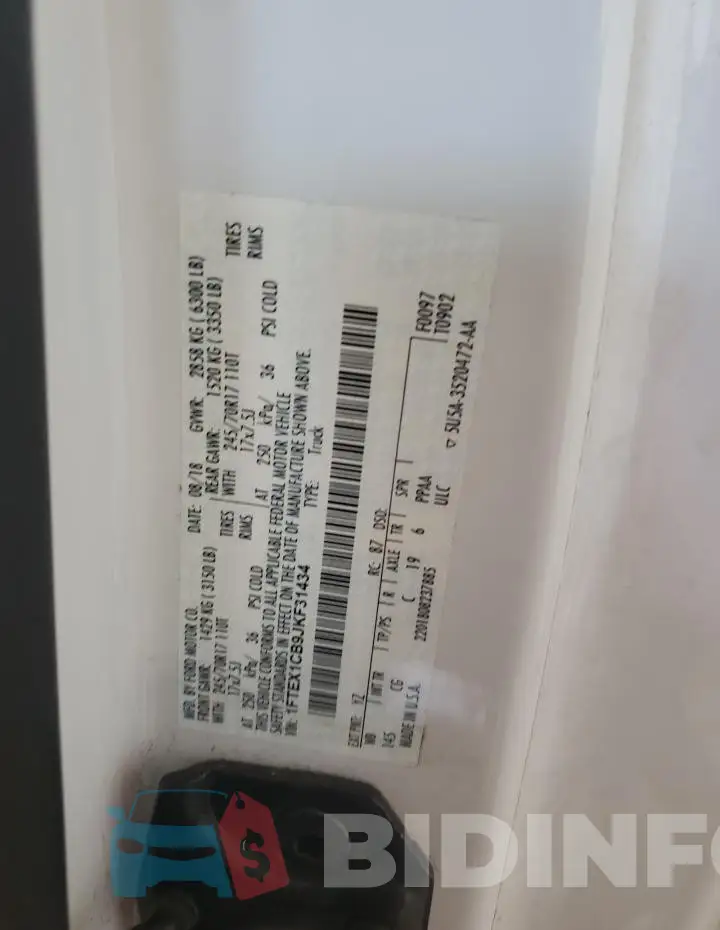 1FTEX1CB9JKF31434 Photo# 13