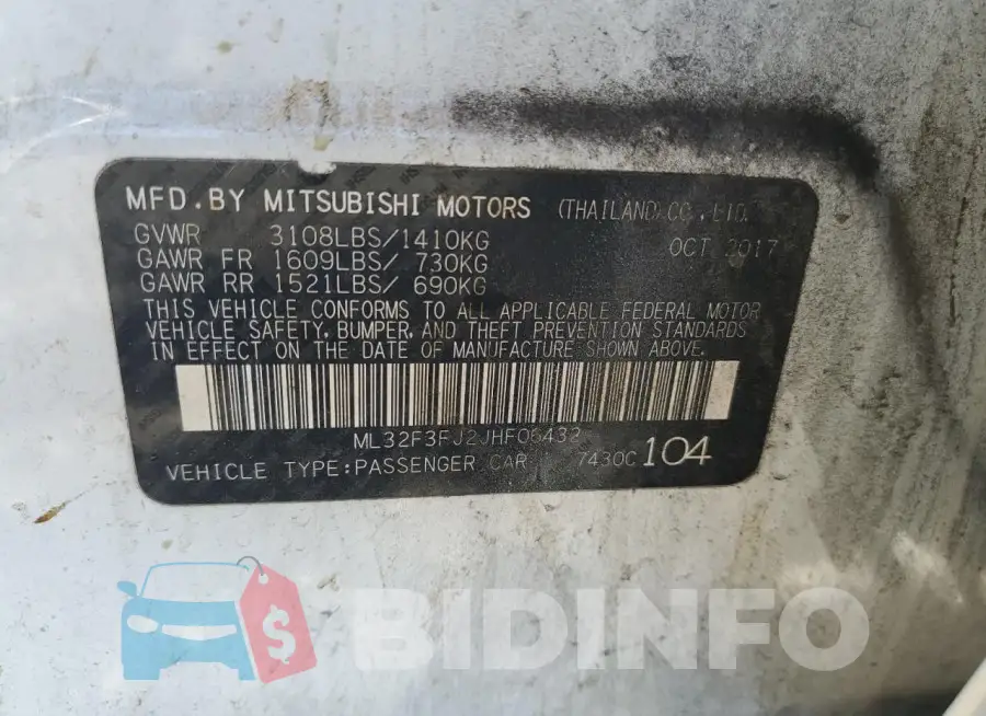 ML32F3FJ2JHF06432 Photo# 12