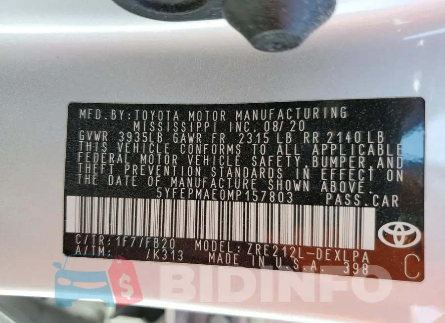 5YFEPMAE0MP157803 Photo# 12