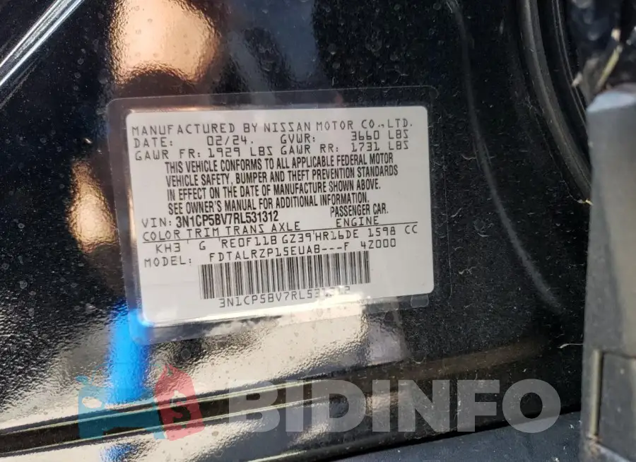 3N1CP5BV7RL531312 Photo# 12