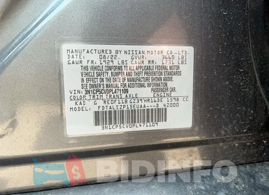 3N1CP5CV0PL471109 Photo# 12