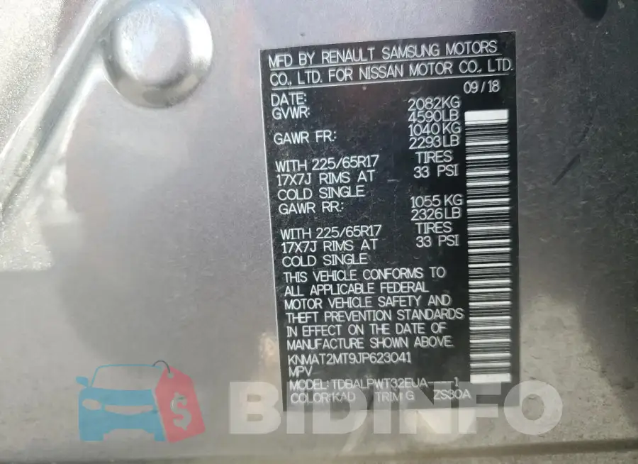 KNMAT2MT9JP623041 Photo# 13