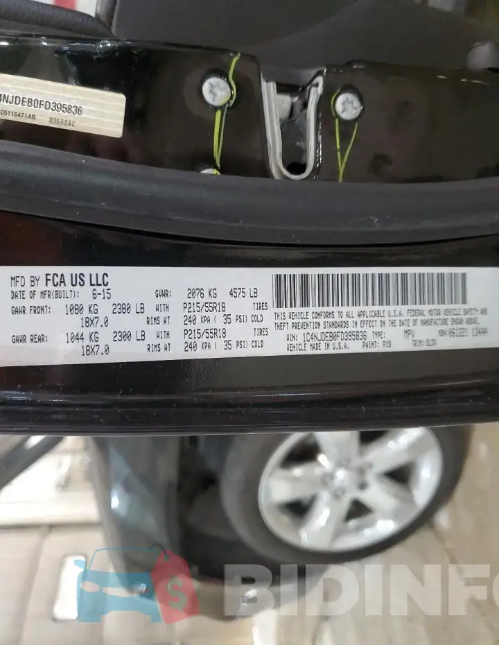 1C4NJDEB0FD395836 Photo# 12