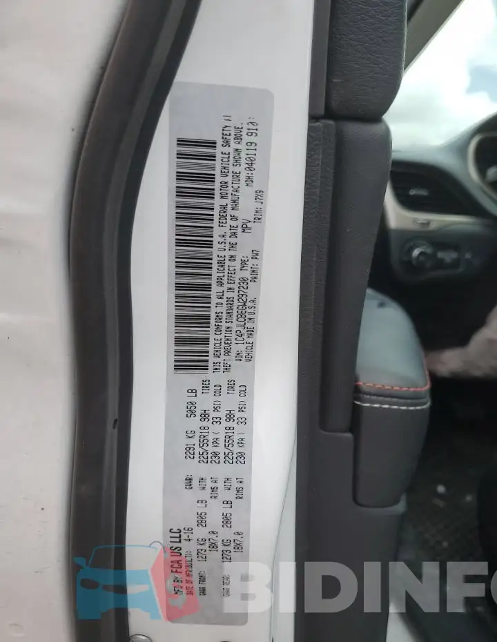 1C4PJLCB6GW297230 Photo# 13