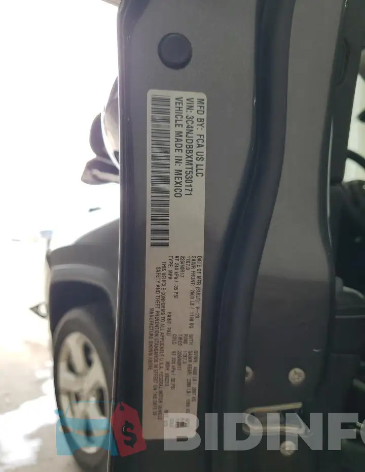 3C4NJDBBXMT530171 Photo# 13