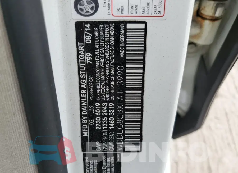 WDDUG8CBXFA113990 Photo# 12