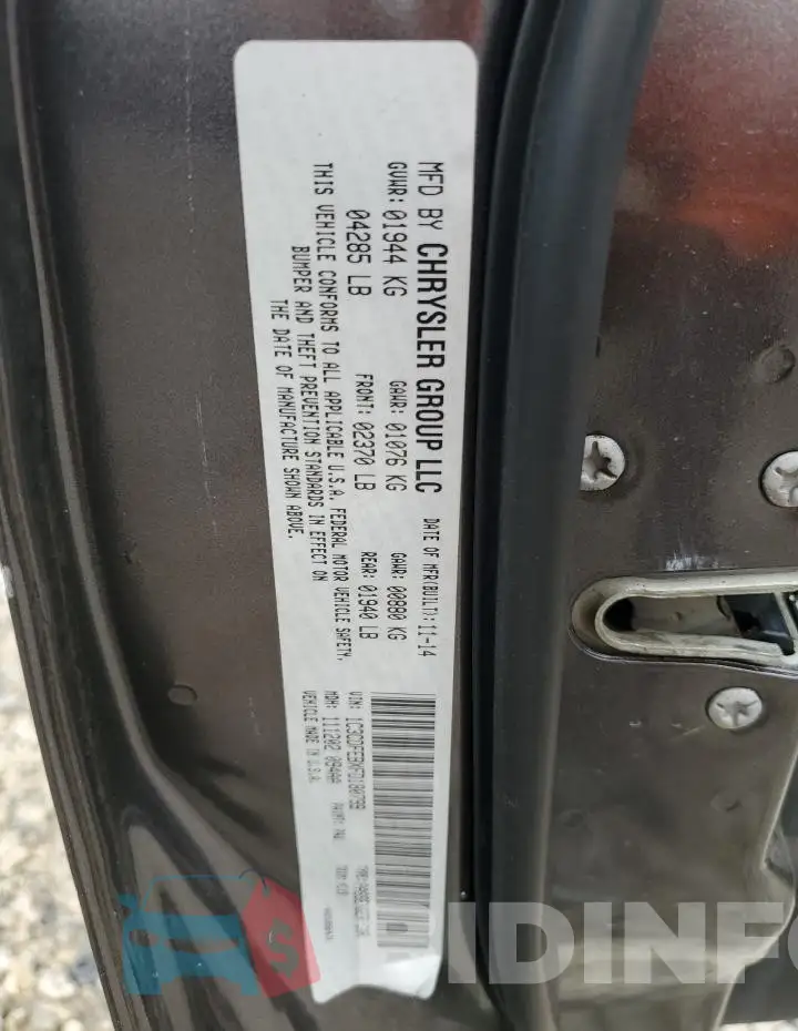 1C3CDFEBXFD180799 Photo# 12