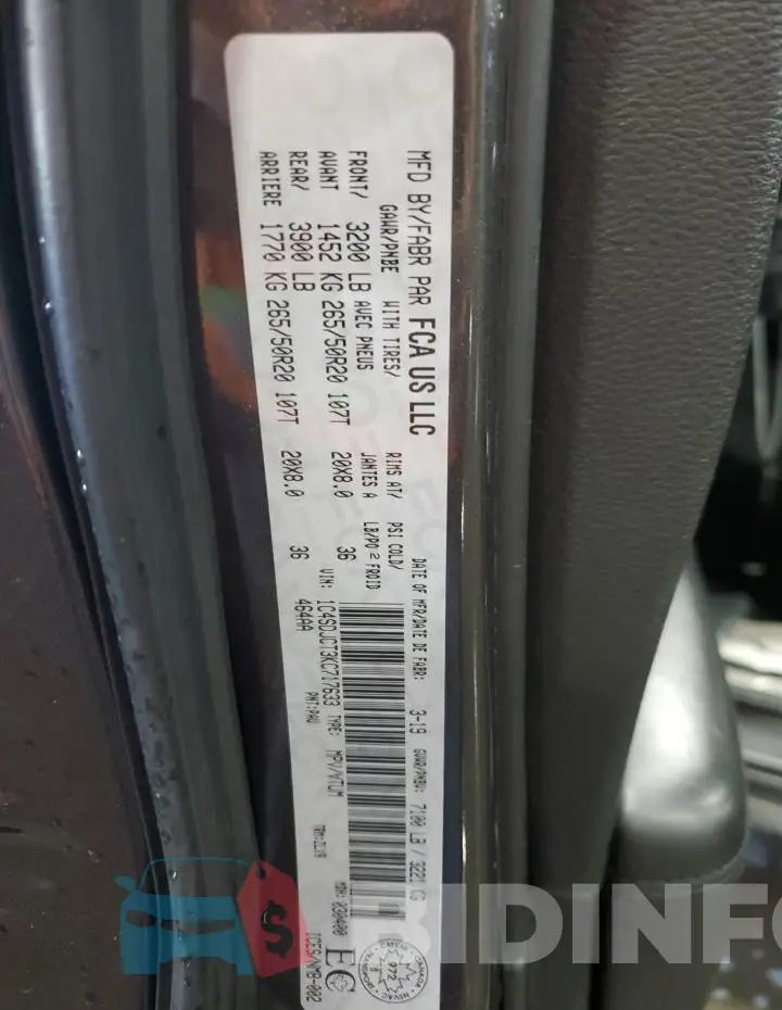 1C4SDJCT3KC717633 Photo# 13