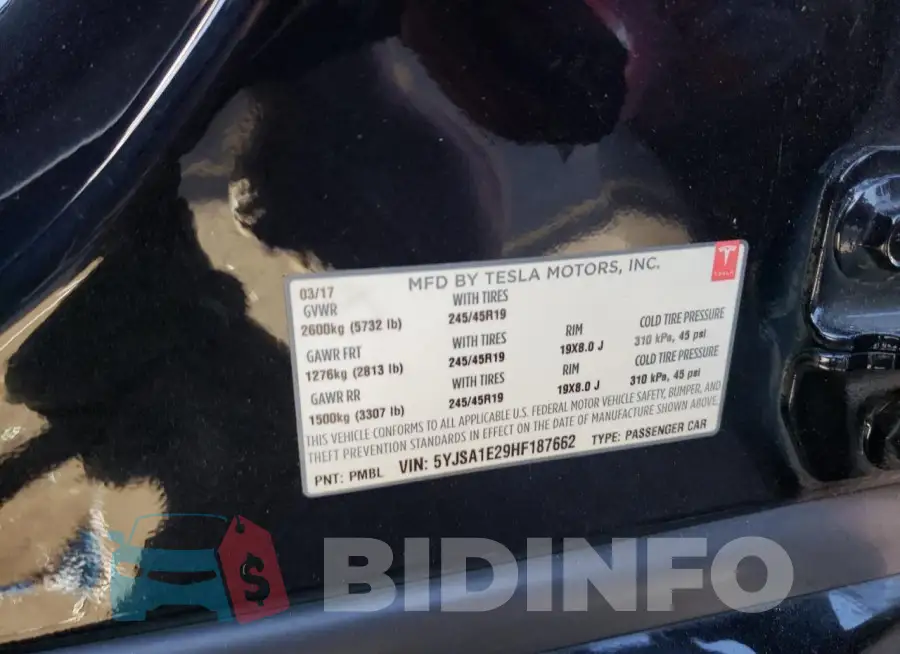 5YJSA1E29HF187662 Photo# 13