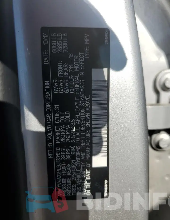 YV4A22PL9J1331503 Photo# 13